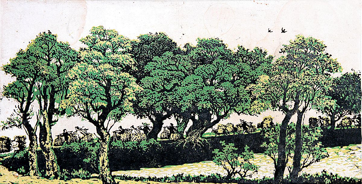 《一担绿肥一担歌》 23x48.2cm 1960年（中国美术馆藏）_副本.jpg