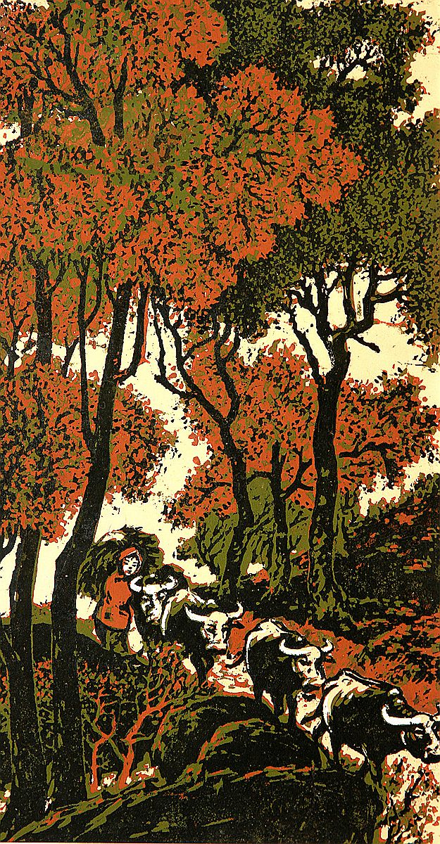 《午归》 39x21cm 1956年（中国美术馆藏）_副本.jpg
