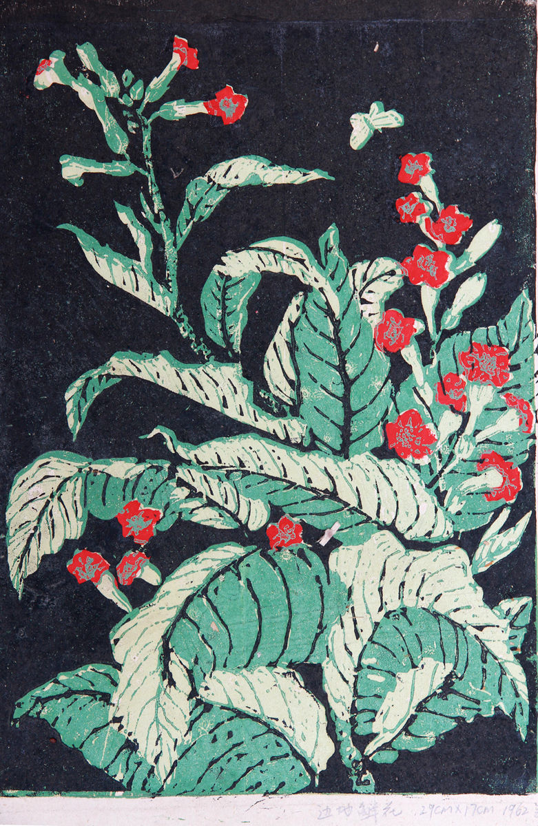 《边地鲜花》 29x17 cm1962年（中国美术馆藏  关山月美术馆藏）_副本.jpg